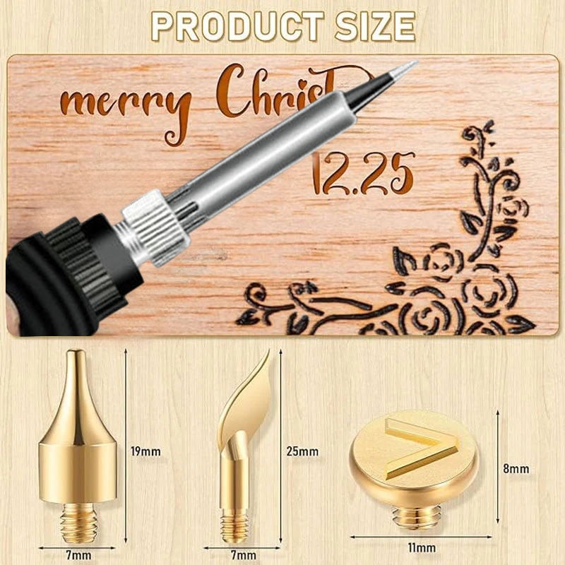 Skanto | 26 Letter Copper Mold — DIY Wood Burning/Crafting Set