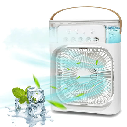 3-in-1 Portable Air Cooler with Humidifier and LED Night Lights | Bowlift