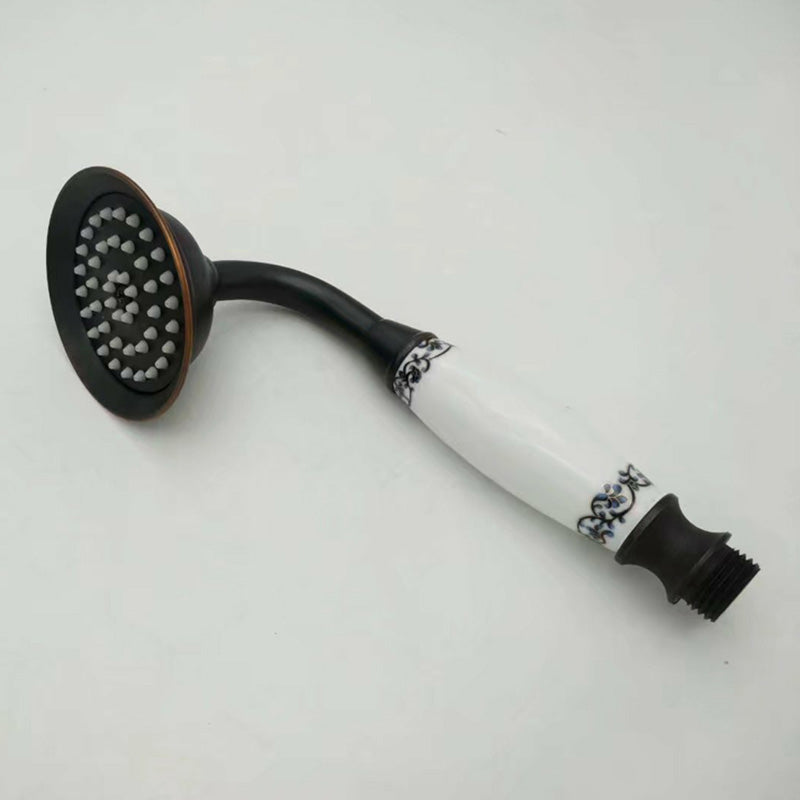 Kalsten | Traditional Handheld Shower Head with Hose Polished Brass Wall Mounted Shower Head