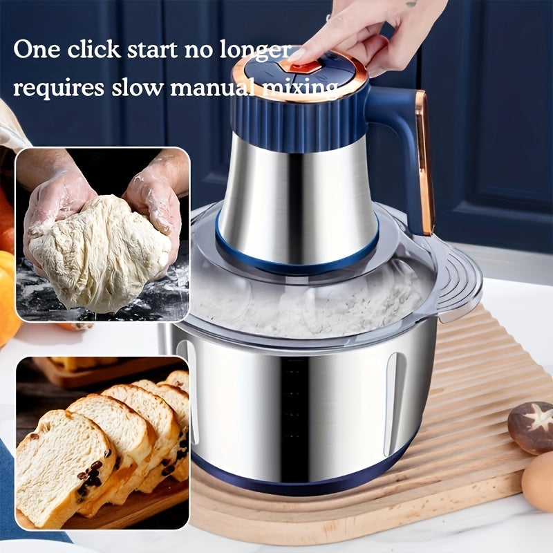 Skanto | Stainless Steel Food Processor – Powerful Meat Grinder & Vegetable Chopper (5L, 5000 RPM)
