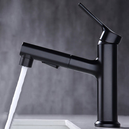 BowLift | Round Vessel Sink Bathroom Faucet Simple Style Faucet with Brass Material