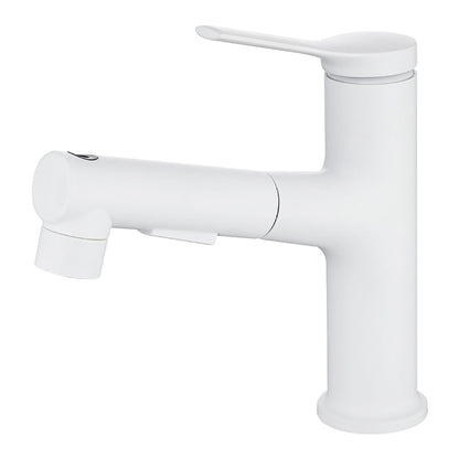BowLift | Round Vessel Sink Bathroom Faucet Simple Style Faucet with Brass Material