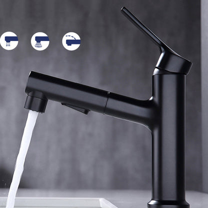 BowLift | Round Vessel Sink Bathroom Faucet Simple Style Faucet with Brass Material