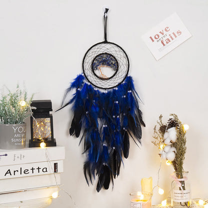 BowLift | Crystal Tree of Life Feather Glow Dreamcatcher
