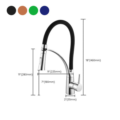 BowLift | Modern 1-Hand Faucets Copper Touchless with Water Dispenser Standard Kitchen Faucet