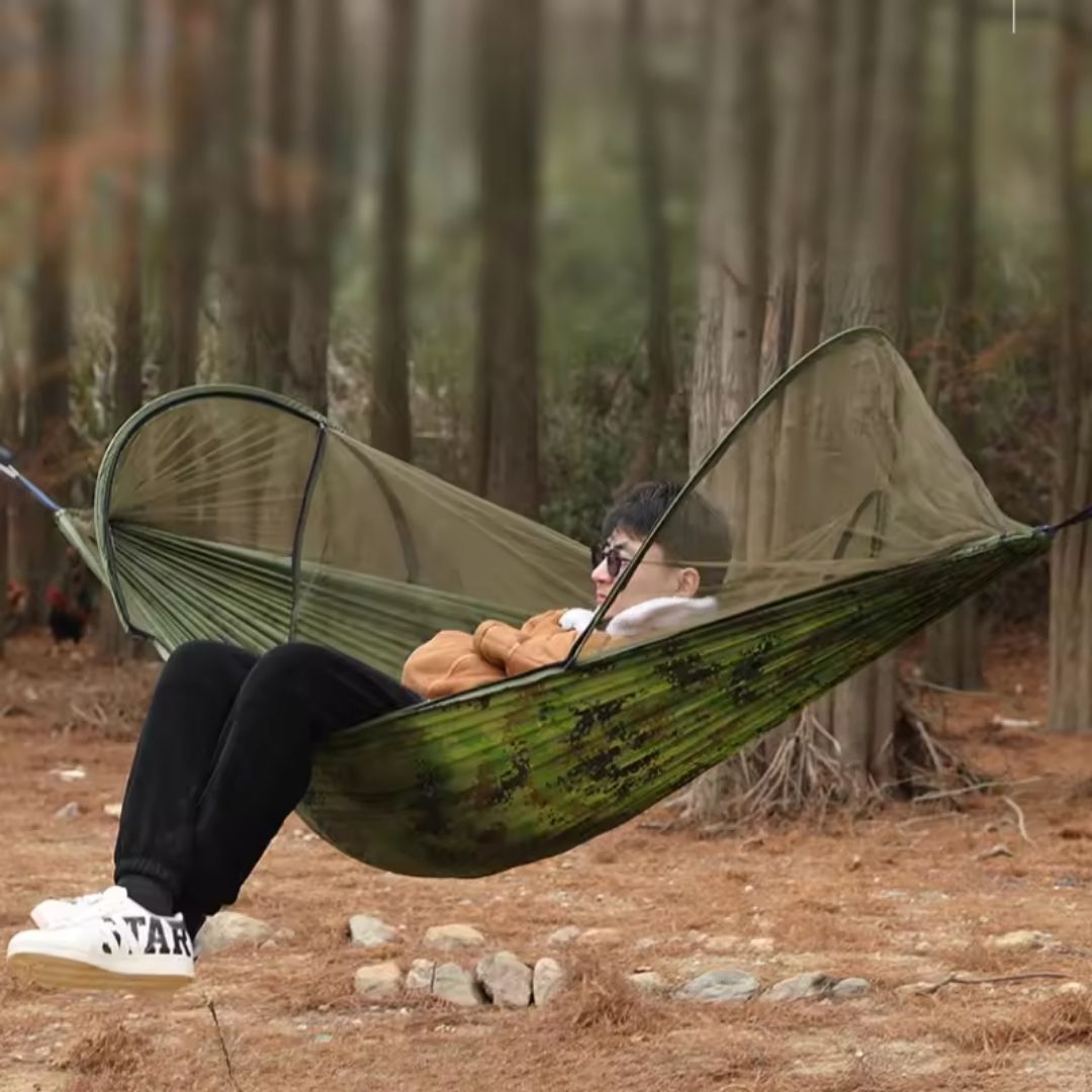 Skanto | Hammock with Built-in Mosquito Net – Ultimate Outdoor Protection