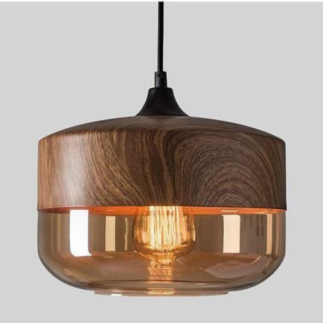 BowLift | Stylish Scandinavian Wooden Ceiling Lamp - NordLuna
