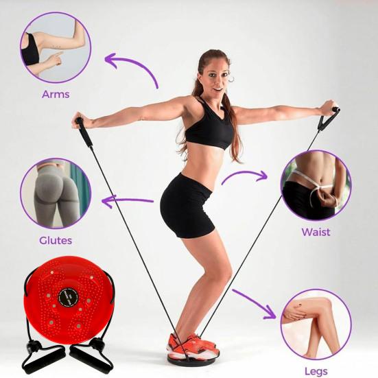 Skanto | Waist Whisper Twisting Disc Pro | Magnetic Massage Balance Board for Core Strength & Waist Training at Home
