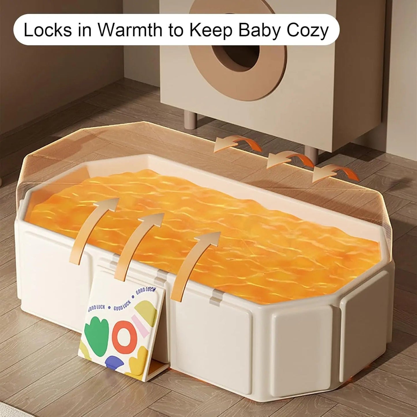 LullaBabe Portable Foldable Baby Bathtub — Enjoy Safe, Relaxed Baby Bathing Anywhere | Bowlift