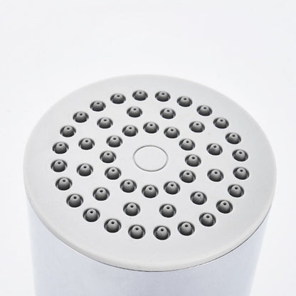 BowLift | Round shower head made of stainless steel in silver wall-mounted shower head