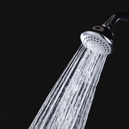 BowLift | Round shower head made of stainless steel in silver wall-mounted shower head