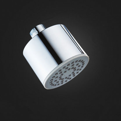BowLift | Round shower head made of stainless steel in silver wall-mounted shower head