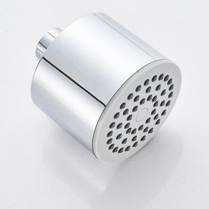BowLift | Round shower head made of stainless steel in silver wall-mounted shower head