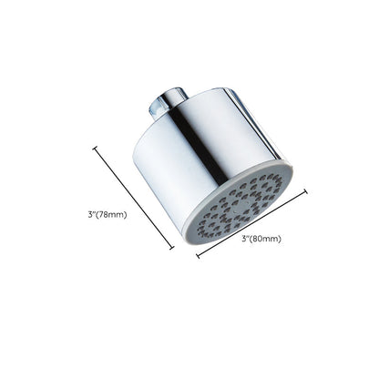 BowLift | Round shower head made of stainless steel in silver wall-mounted shower head