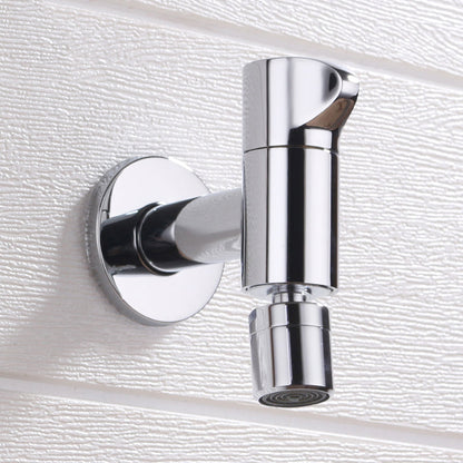 Kalsten | Contemporary Wall-Mounted Bathroom Faucet Knob Handle Solid Brass Round Faucet