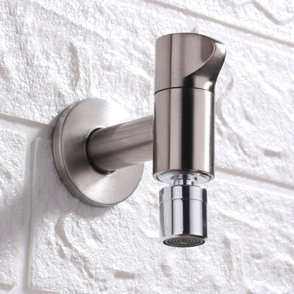 Kalsten | Contemporary Wall-Mounted Bathroom Faucet Knob Handle Solid Brass Round Faucet