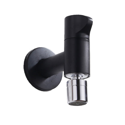 Kalsten | Contemporary Wall-Mounted Bathroom Faucet Knob Handle Solid Brass Round Faucet