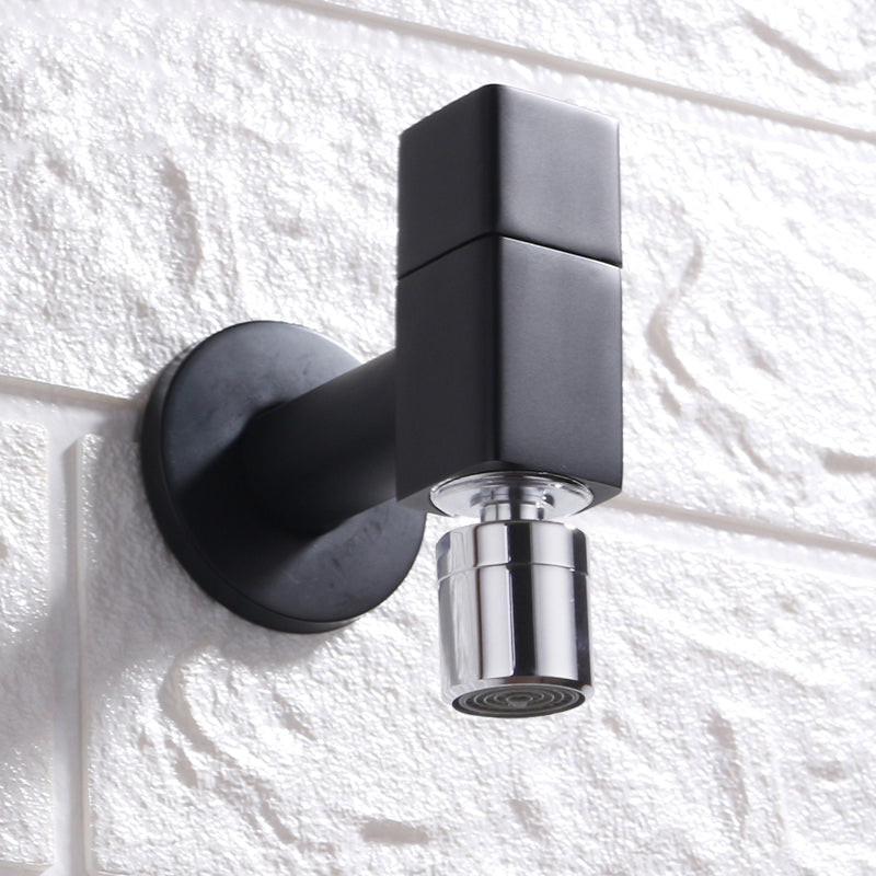 BowLift | Contemporary Wall Mounted Bathroom Faucet Knob Handle Solid Brass Round Faucet