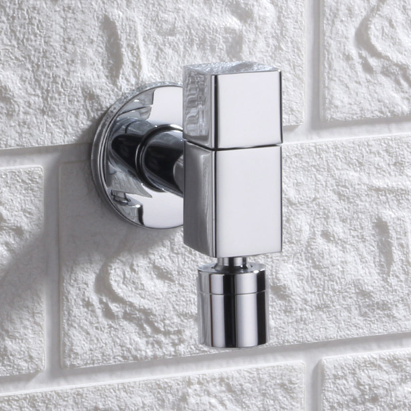 BowLift | Contemporary Wall Mounted Bathroom Faucet Knob Handle Solid Brass Round Faucet