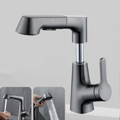 Skanto | Modern Faucet Solid Copper Centerset Bathroom Faucet