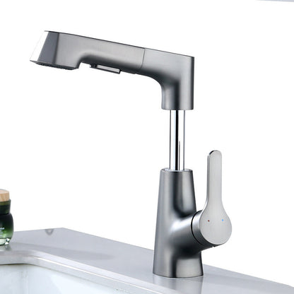 Skanto | Modern Faucet Solid Copper Centerset Bathroom Faucet