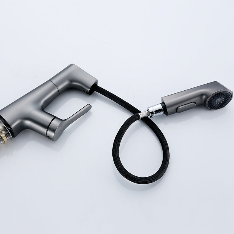 Skanto | Modern Faucet Solid Copper Centerset Bathroom Faucet