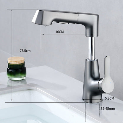 Skanto | Modern Faucet Solid Copper Centerset Bathroom Faucet
