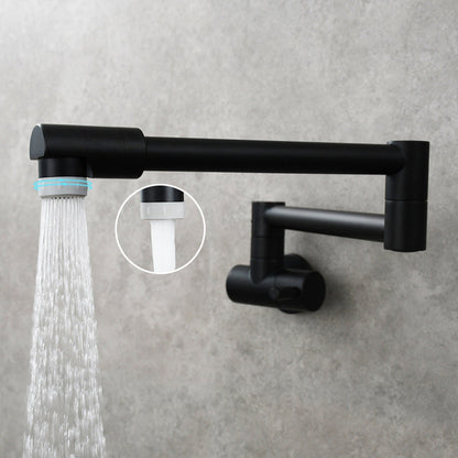 BowLift | Modern Pull-down Faucet Single Handle Wall Mounted Pot Filler Low Profile 1-Hole Filler