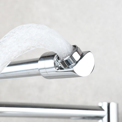 BowLift | Modern Pull-down Faucet Single Handle Wall Mounted Pot Filler Low Profile 1-Hole Filler