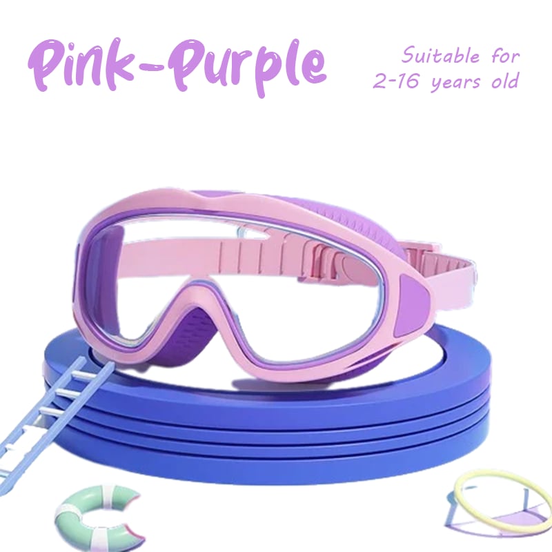 Brehn | HD Children's large frame waterproof and anti-fog swimming goggles