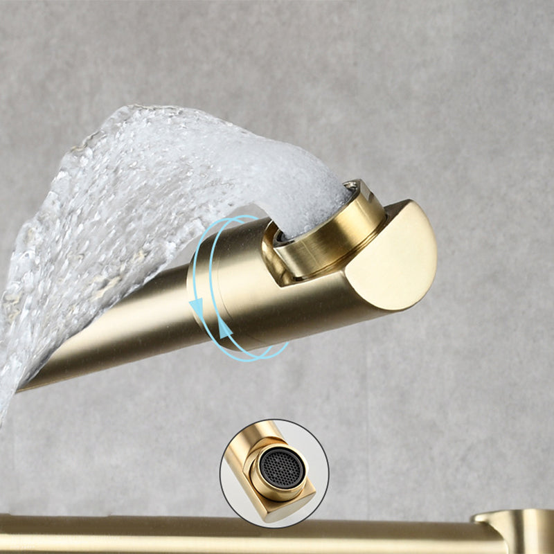 BowLift | Modern Pull-down Faucet Single Handle Wall Mounted Pot Filler Low Profile 1-Hole Filler