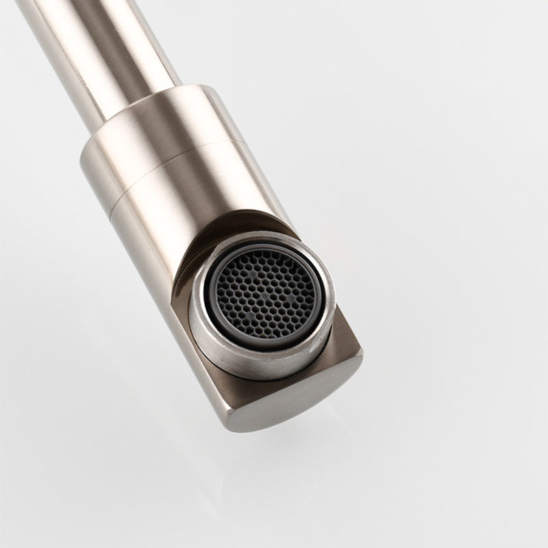 BowLift | Modern Pull-down Faucet Single Handle Wall Mounted Pot Filler Low Profile 1-Hole Filler