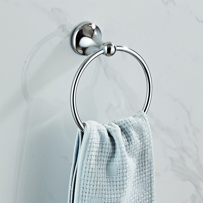 Metal Bathroom Set Traditional Style Chrome Bathroom Accessory Set