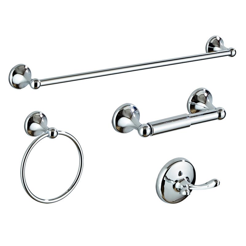 Metal Bathroom Set Traditional Style Chrome Bathroom Accessory Set