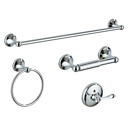 Metal Bathroom Set Traditional Style Chrome Bathroom Accessory Set