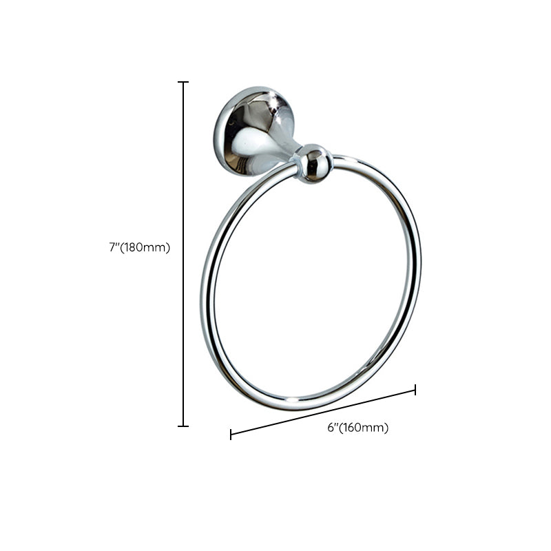Metal Bathroom Set Traditional Style Chrome Bathroom Accessory Set