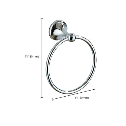Metal Bathroom Set Traditional Style Chrome Bathroom Accessory Set
