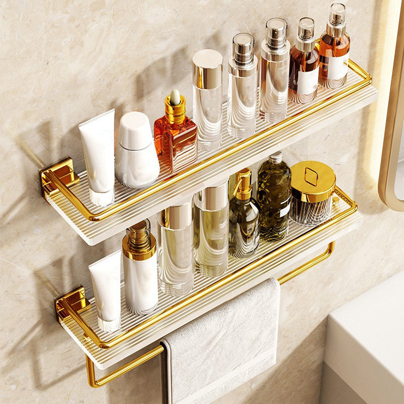 BowLift | Modern Silver/Gold Bathroom Hardware Set Bathroom Shelf Bathroom Set