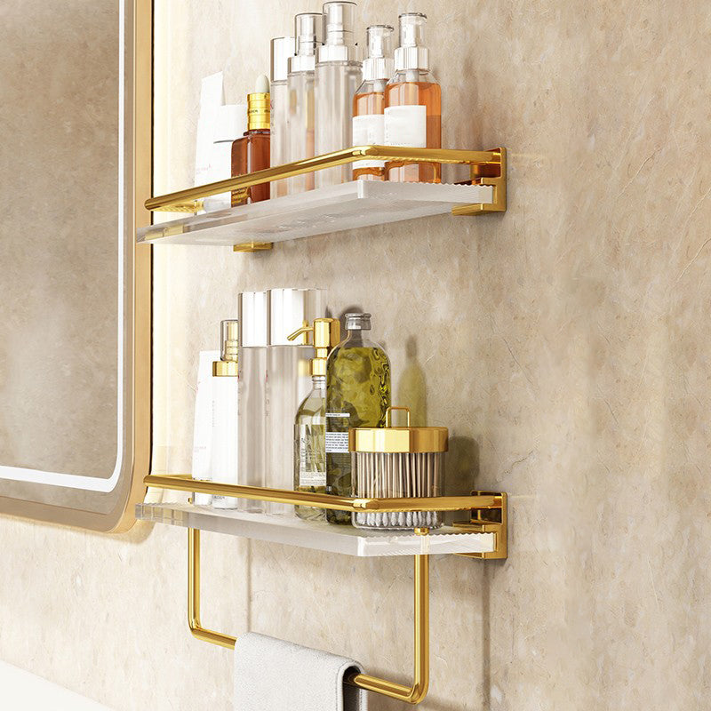 BowLift | Modern Silver/Gold Bathroom Hardware Set Bathroom Shelf Bathroom Set
