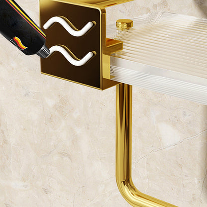 BowLift | Modern Silver/Gold Bathroom Hardware Set Bathroom Shelf Bathroom Set