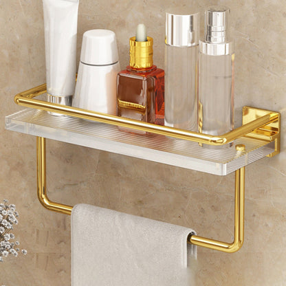 BowLift | Modern Silver/Gold Bathroom Hardware Set Bathroom Shelf Bathroom Set
