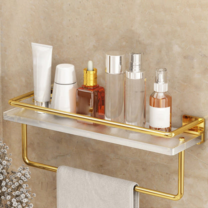 BowLift | Modern Silver/Gold Bathroom Hardware Set Bathroom Shelf Bathroom Set