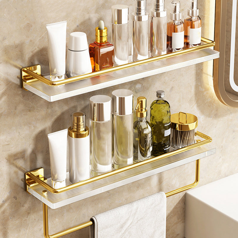 BowLift | Modern Silver/Gold Bathroom Hardware Set Bathroom Shelf Bathroom Set