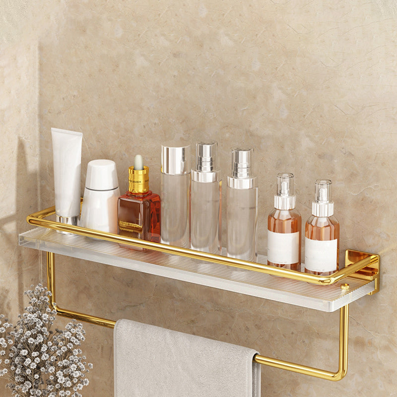 BowLift | Modern Silver/Gold Bathroom Hardware Set Bathroom Shelf Bathroom Set