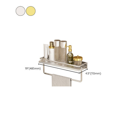 BowLift | Modern Silver/Gold Bathroom Hardware Set Bathroom Shelf Bathroom Set