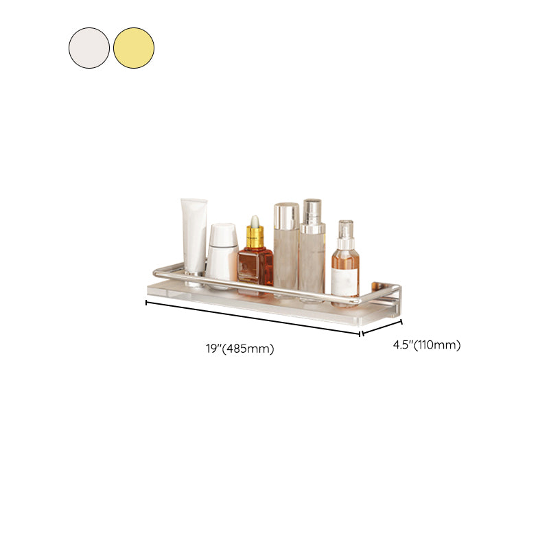 BowLift | Modern Silver/Gold Bathroom Hardware Set Bathroom Shelf Bathroom Set