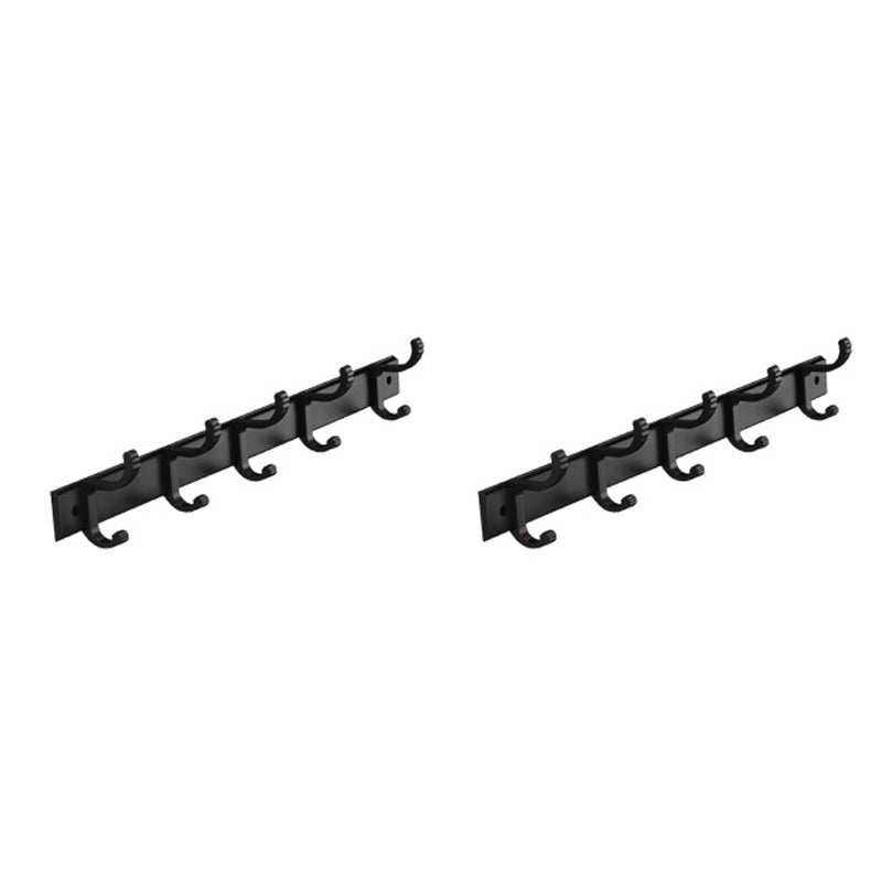 BowLift | Modern black metal bath hardware set towel bar bathroom hardware set