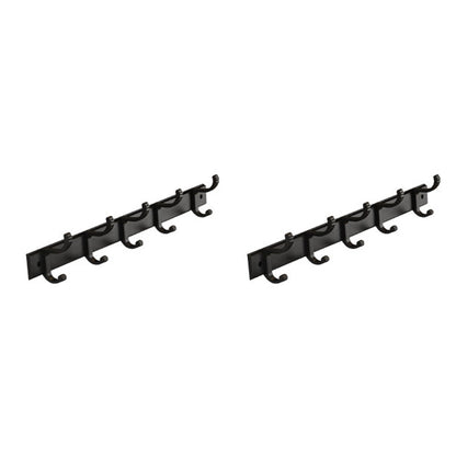 BowLift | Modern black metal bath hardware set towel bar bathroom hardware set