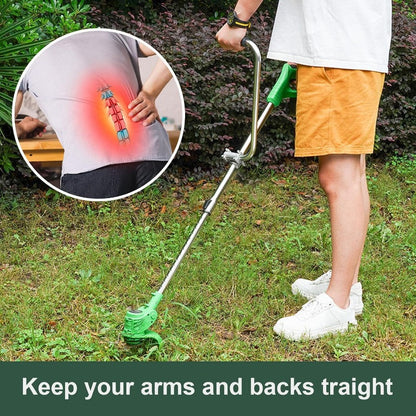 Ergonomic Back-Saving Trimmer Grip Bowlift