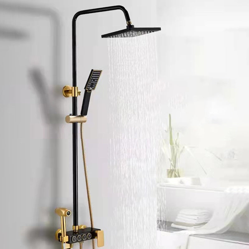 BowLift | Modern adjustable water flow shower faucet shower arm shower system on the wall